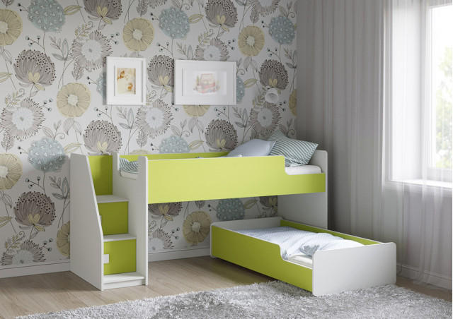 Детская выкатная кровать Легенда К402.41 в Троицке